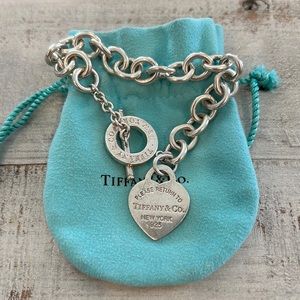 Return to Tiffany Heart Tag Toggle Bracelet